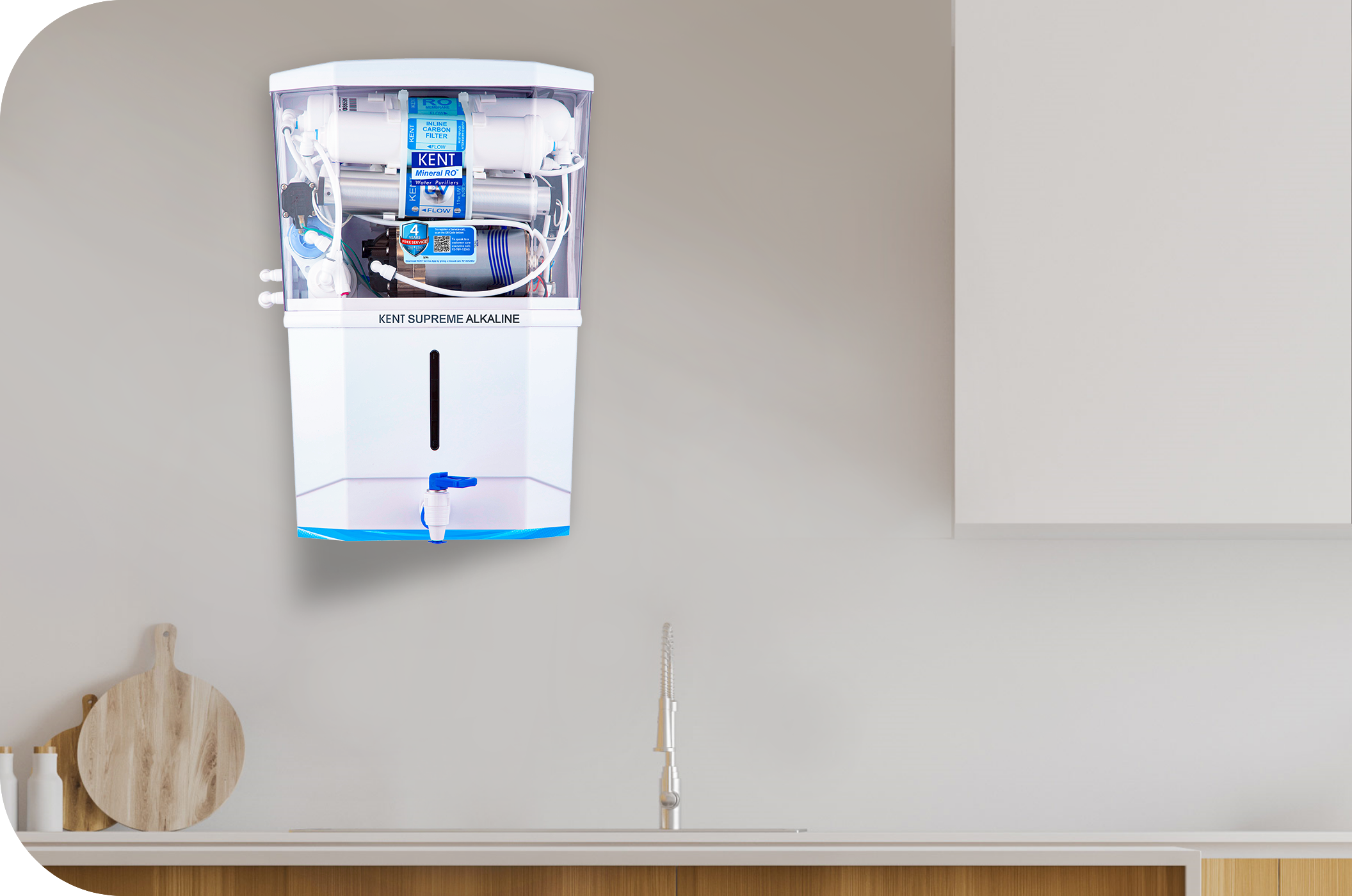 KENT Supreme Alkaline RO Water Purifier